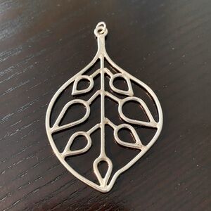 Sterling Silver Leaf Pendant